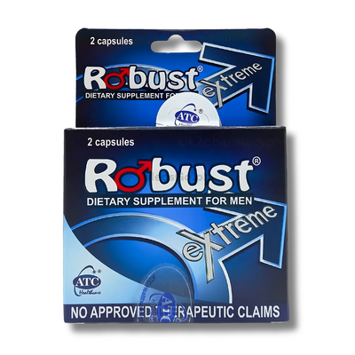 ROBUST EXTREME 1 Box x 2 Caps - Dietary Supplement for Men 400mg 