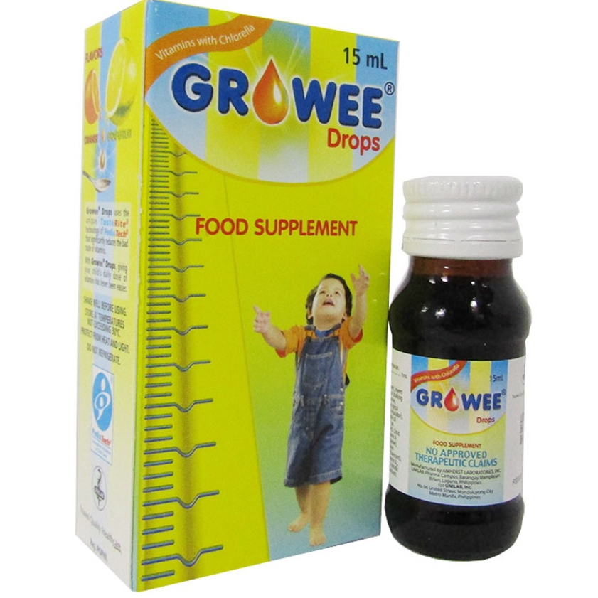 GROWEE Vitamins / Chlorella Food Supplement Syrup Drops 15mL price in ...